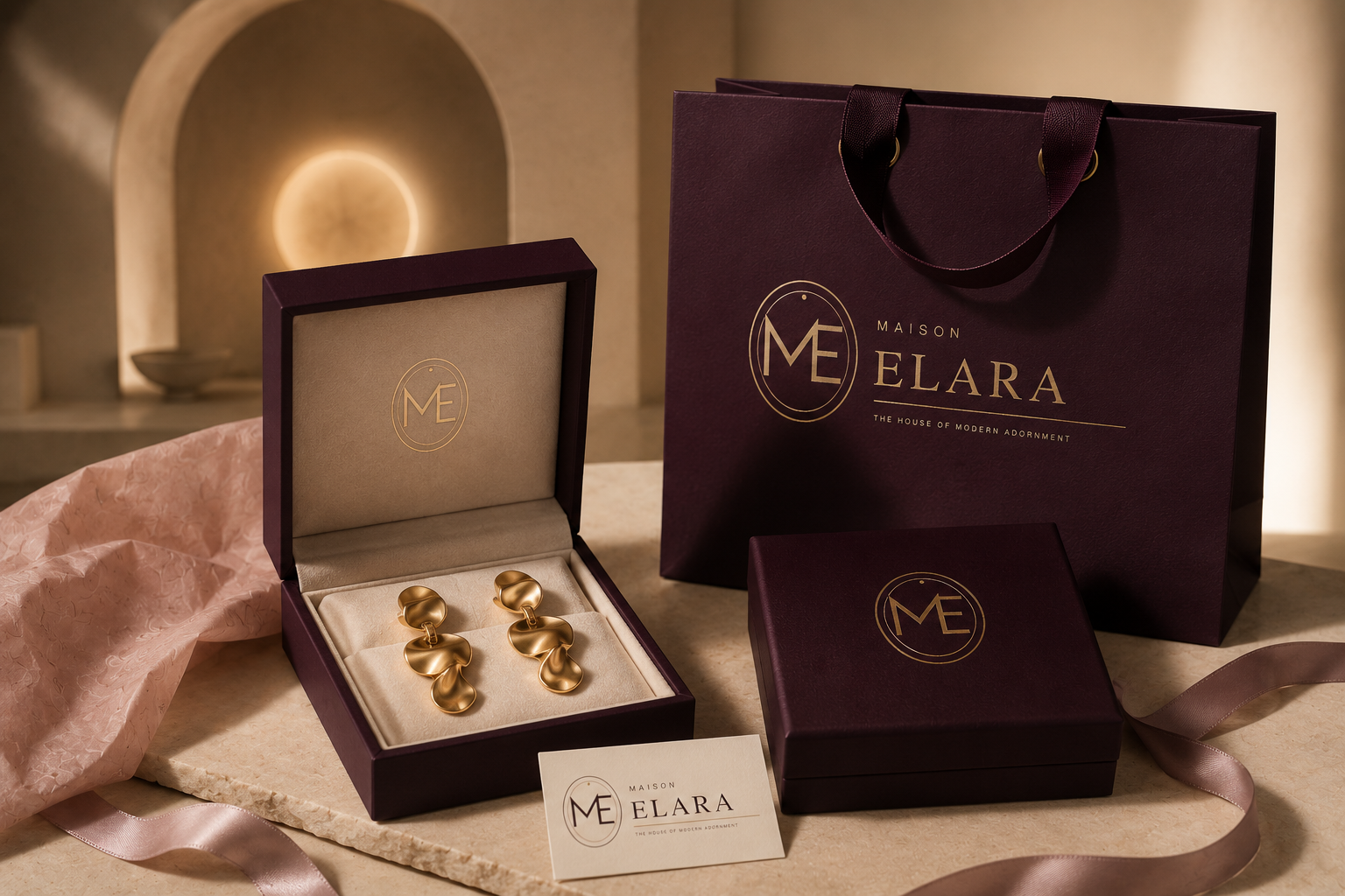 Signature jewellery presentation